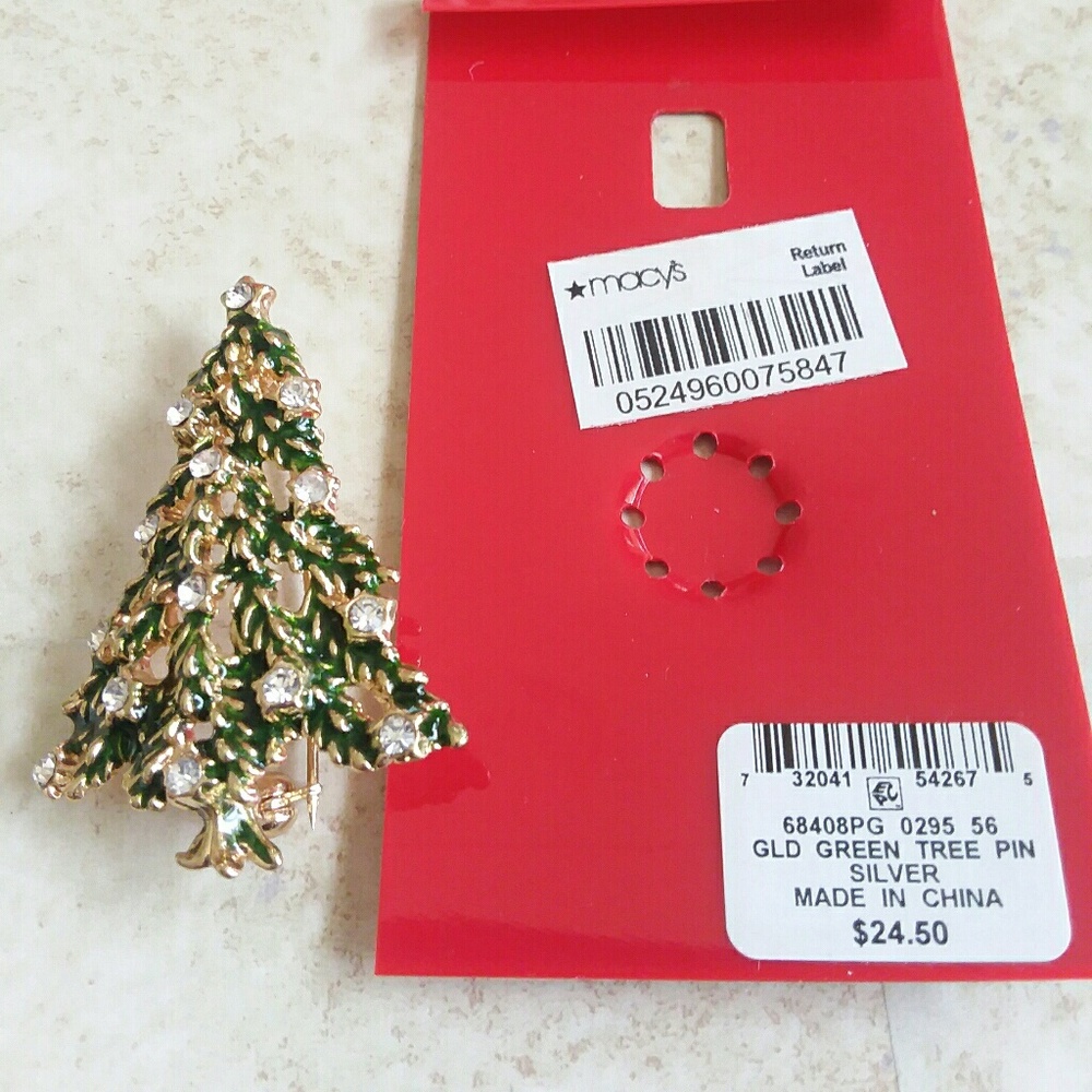 Christmas Tree Pin - Picture 3 of 3